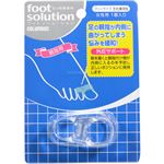 （まとめ買い）フットソリューション 外反サポート 親指用 女性用 フリーサイズ×6セット