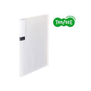 （まとめ）TANOSEE クリアブック（透明表紙） A4タテ 12ポケット クリア 60冊
