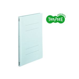 （まとめ）TANOSEE フラットファイル バインダー 2穴 ＜スタンダードカラー＞A4タテ 150枚収容 青 10冊入×20パック