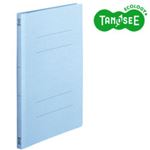 （まとめ）TANOSEE フラットファイル バインダー 2穴 ＜スタンダードカラー＞A4タテ 150枚収容 コバルトブルー 10冊入×20個