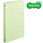 （まとめ）TANOSEE フラットファイル バインダー 2穴 ＜厚とじW＞A4タテ 250枚収容 緑 10冊入×20パック
