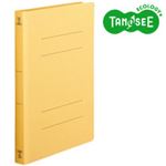 （まとめ）TANOSEE フラットファイル バインダー 2穴 ＜厚とじW＞A4タテ 250枚収容 黄 10冊入×20パック