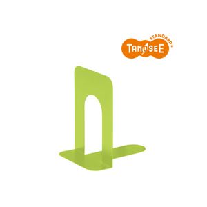 （まとめ）TANOSEE ブックエンド T型 大 マスカットグリーン 20組