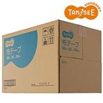 （まとめ）TANOSEE 布粘着テープ 重梱包用 50mm×25m 30巻