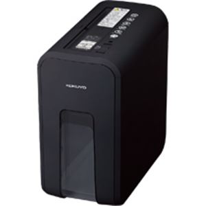 コクヨ デスクサイドシュレッダー(RELISH) A4 クロスカット ナイトブラック KPS-X80D 1台