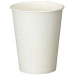 （まとめ） TANOSEE 紙コップ ホワイト 275ml（9オンス） 1パック（100個） 【×5セット】