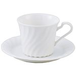 （まとめ） いちがま ニューボーン コーヒー碗皿 1セット（6客） 【×2セット】