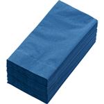 （まとめ） カラーナプキン 2PLY 8つ折 ネイビーブルー 2PLU-28C-N 1パック（50枚） 【×10セット】