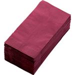 （まとめ） カラーナプキン 2PLY 8つ折 ワインレッド 2PLU-28C-W 1パック（50枚） 【×10セット】