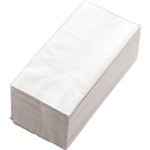 （まとめ） カラーナプキン 2PLY 8つ折 白無地 2PLM-50 1パック（50枚） 【×20セット】