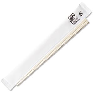 （まとめ） きんだい 完封箸 白地 WKP-101 1パック（100膳） 【×15セット】