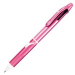 （まとめ） ぺんてる 3色油性ボールペン ビクーニャ 0.5mm （軸色 ローズピンク） BXC35P 1本 【×15セット】