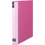 （まとめ） マルマン FILE30 LIGHT ファイルノート A4タテ 30穴 背幅38mm ピンク F583-08 1冊 【×10セット】