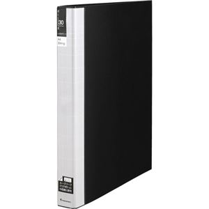 （まとめ） マルマン FILE30 LIGHT ファイルノート A4タテ 30穴 背幅38mm ブラック F583-05 1冊 【×10セット】