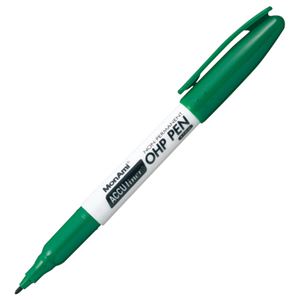（まとめ） モナミ ACCU LINER OHP PEN X-FINE 緑 12904 1本 【×60セット】