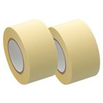 （まとめ） ヤマト メモック ロールテープ 再生紙タイプ つめかえ用 25mm幅 黄 R-25H-1 1パック（2巻） 【×15セット】