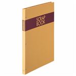 （まとめ） ライオン事務器 スクラップブック A3タテ クラフト台紙28枚付 背幅25mm No.570 1冊 【×5セット】