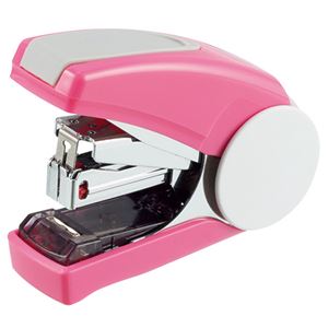 （まとめ） ライオン事務器 ステープラ かるホッチ 約30枚とじ ピンク FS-30N 1個 【×5セット】