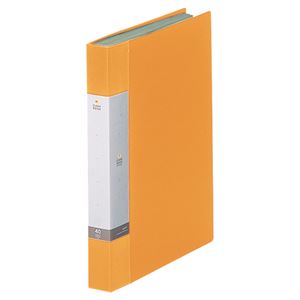（まとめ） リヒトラブ リクエスト クリヤーブック（クリアブック） A4タテ 40ポケット 背幅32mm 黄 G3202-5 1冊 【×10セット】