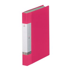 （まとめ） リヒトラブ リクエスト クリヤーブック（クリアブック） A4タテ 40ポケット 背幅32mm 赤 G3202-3 1冊 【×10セット】