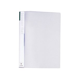 （まとめ） リヒトラブ ルーパーフラット A4タテ 2穴 100枚収容 緑 F-52-7 1冊 【×40セット】
