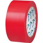 （まとめ） リンレイ PEワリフカラーテープ 50mm×25m 赤 674アカ 1巻 【×15セット】