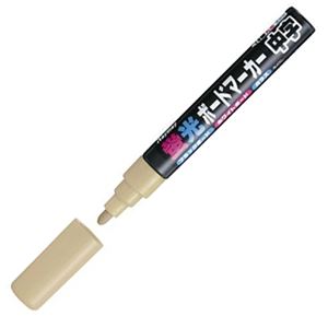 （まとめ） レイメイ藤井 蛍光ボードマーカー 中字丸芯 ベージュ LBM252J 1本 【×20セット】