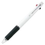 （まとめ） 三菱鉛筆 3色ボールペン ジェットストリーム 0.5mm （軸色 白） SXE340005.1 1本 【×15セット】