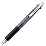 （まとめ） 三菱鉛筆 3色ボールペン ジェットストリーム 0.7mm （軸色 黒） SXE340007.24 1本 【×15セット】