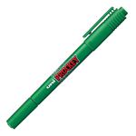 （まとめ） 三菱鉛筆 水性マーカー プロッキー 細字丸芯+極細 緑 PM120T.6 1本 【×50セット】