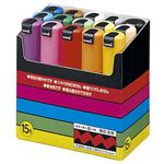 （まとめ） 三菱鉛筆 水性マーカー ポスカ 太字角芯 15色（各色1本） PC8K15C 1パック 【×2セット】