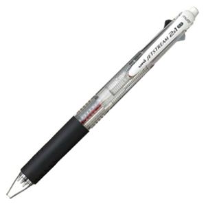 （まとめ） 三菱鉛筆 多機能ペン ジェットストリーム2＆1 0.7mm （軸色：透明） MSXE350007.T 1本 【×10セット】