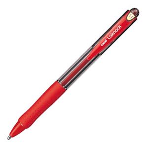 （まとめ） 三菱鉛筆 油性ボールペン VERY楽ノック 極太 1.4mm 赤 SN10014.15 1本 【×60セット】