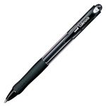 （まとめ） 三菱鉛筆 油性ボールペン VERY楽ノック 太字 1.0mm 黒 SN10010.24 1本 【×60セット】