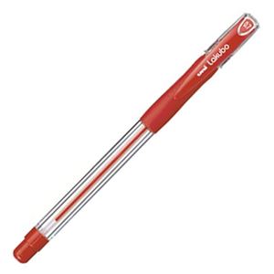 （まとめ） 三菱鉛筆 油性ボールペン VERY楽ボ 細字 0.7mm 赤 SG10007.15 1本 【×60セット】