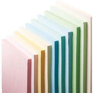 （まとめ） 長門屋商店 Color Paper A4 中厚口 クリーム ナ-3203 1冊（100枚） 【×10セット】