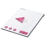 （まとめ） 長門屋商店 Color Paper A4 中厚口 白 ナ-3201 1冊（100枚） 【×10セット】