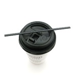 ホットコーヒー用マドラーストロー／18cmブラックカラー 1000本入り