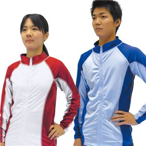 （まとめ）アーテック UVカットスイムジャンパーネイビ（L〜3L） 【×5セット】