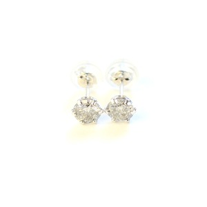 純プラチナ 0.5ct ダイヤモンドピアス スタッドピアス