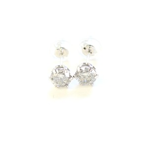 純プラチナ 0.7ct ダイヤモンドピアス スタッドピアス