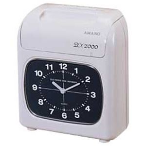 アマノ 電子タイムレコーダー BX2000 シルバーグレー