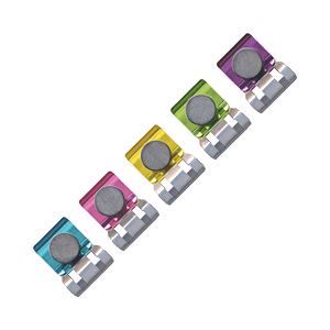 トーキンコーポレーション マグネット付きスライドクリップ クリア 10個入