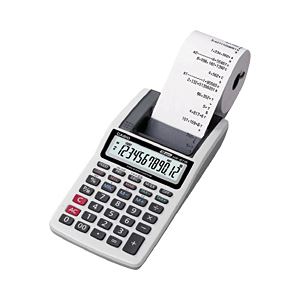 カシオ（CASIO） プリンタ電卓 12桁 ハンディタイプ HR-8TMGY-N