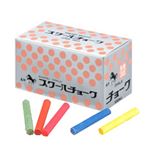 馬印 スクールチョーク 100本入り 5色ミックス