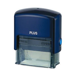 プラス 個人情報保護スタンプ 早撃ちケシポン 本体 ネイビー