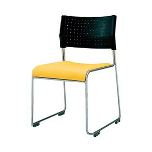 アイリスチトセ スタッキングチェア 4脚セット イエロー