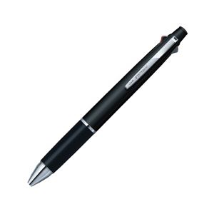 ジェットストリーム 0.7mm 軸色：ブラック インク：黒・赤・青・緑+シャープペン