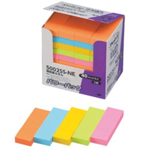 【まとめ買い】ポストイット（R） 強粘着 パワーパック 7.5×2.5cm 40冊