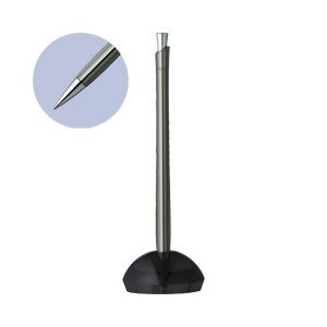 フロス デスクペン＆スタンド 0.7mm 黒 BA65-GBK 1セット